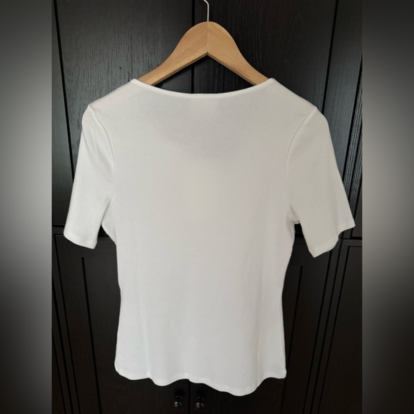 Sézane Nicolas T-Shirt, Ecru, L, NWT - Picture 3 of 6